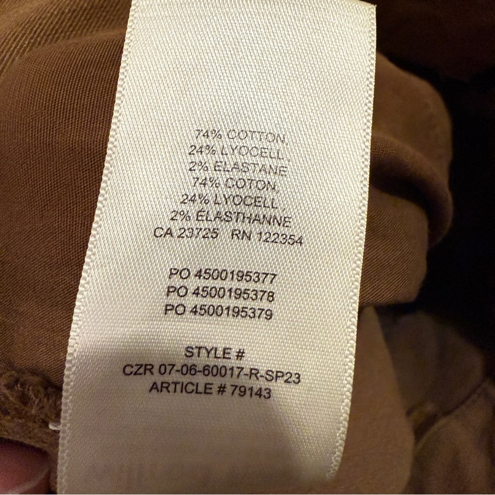 Aritzia Wilfred Free Brennan Pant Tan carpenter utility knee patch 4 Rudy Jude - Picture 7 of 9